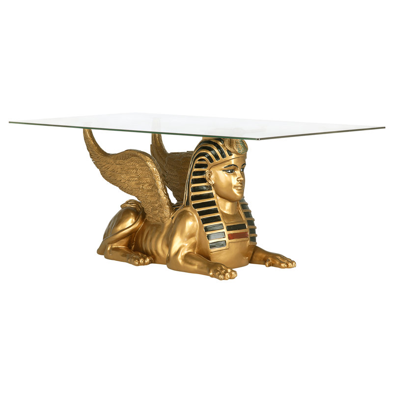 Fleur De Lis Living Kristopher Sphinx Figurine Coffee Table & Reviews